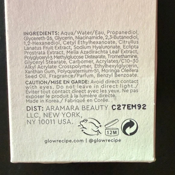 Glow Recipe Watermelon Glow Niacinamide Dew Drops - Pink and Green Packaging - Picture 3 of 9